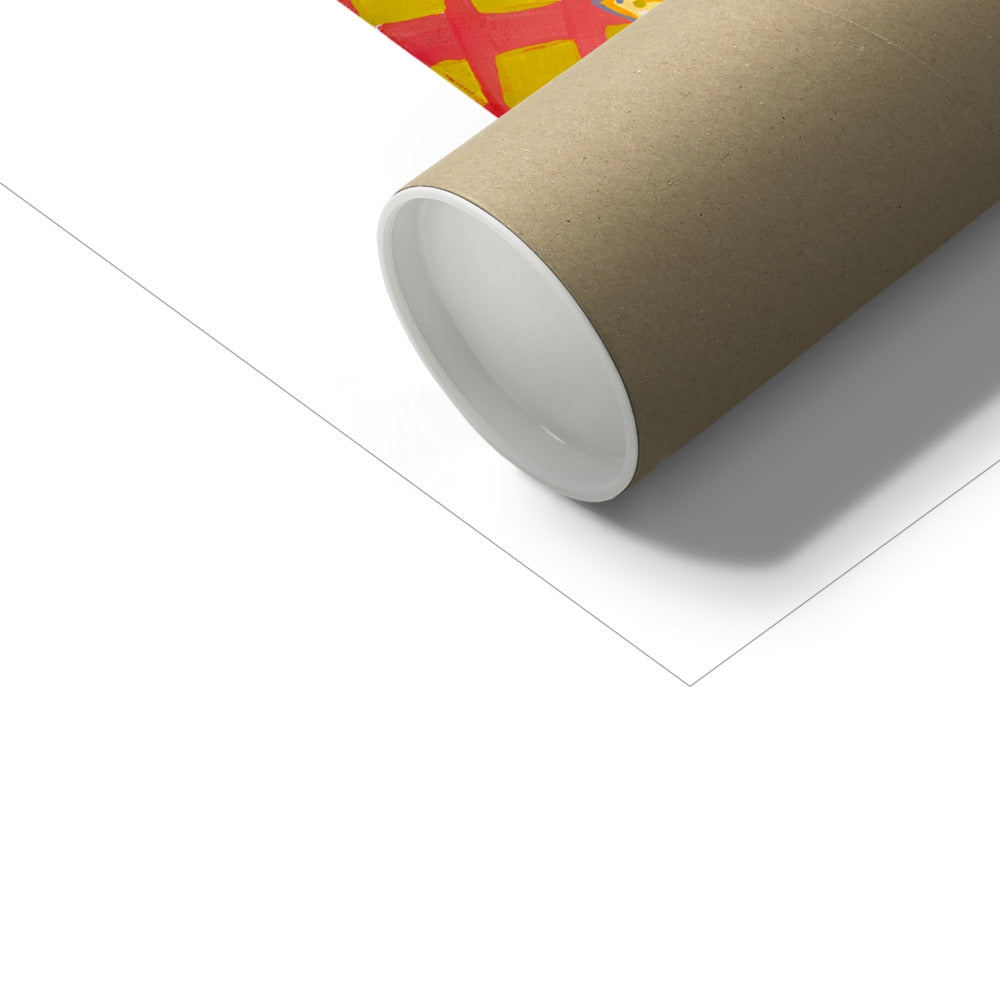 Chicken Candlesticks and Clotted Cream Fine Art Print