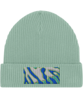 ORGANIC COTTON BEANIE - SEAGREEN