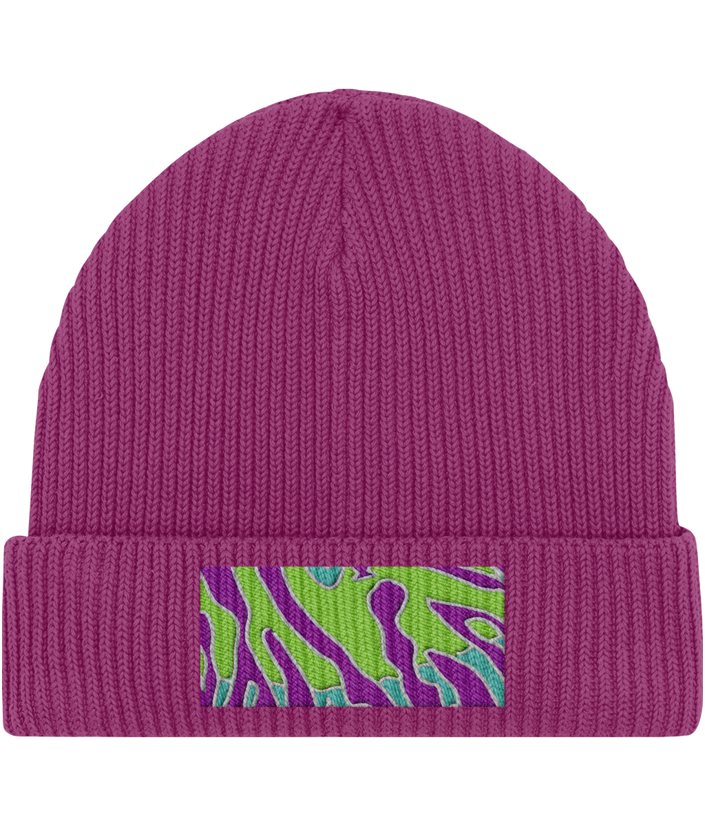 ORGANIC COTTON BEANIE - ORCHID