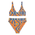 RECYCLED HIGH WAISTED BIKINI SET - FOX