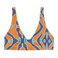RECYCLED HIGH WAISTED BIKINI TOP - FOX